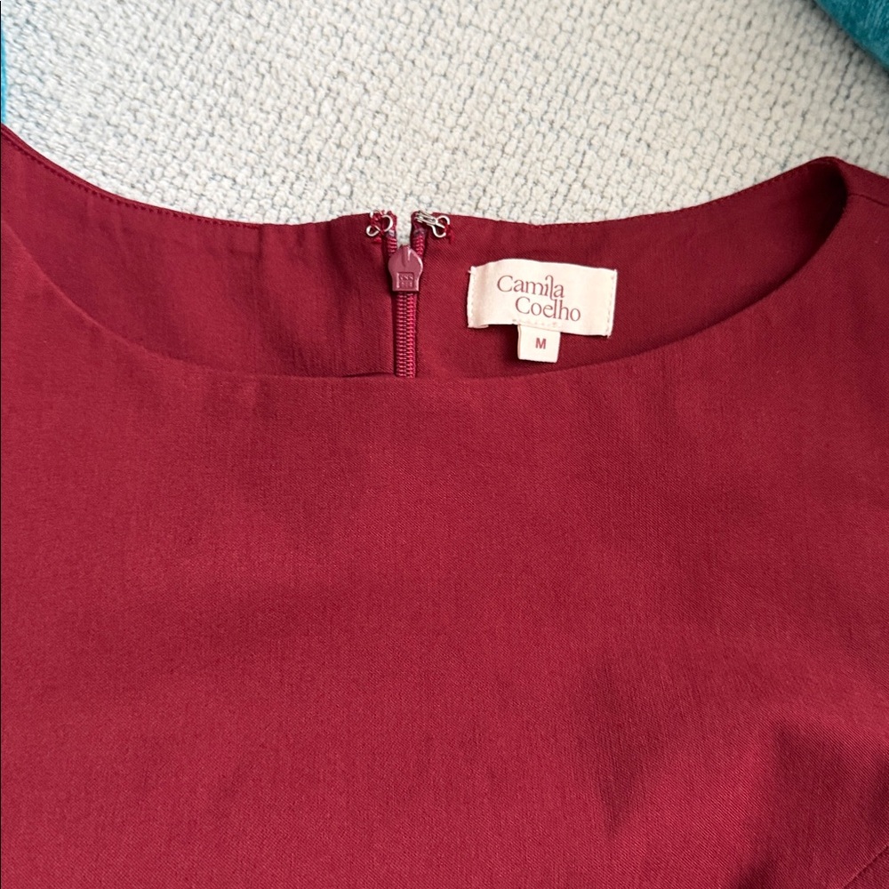 Camila Coelho Rich Red Mini Dress - Picture 8 of 9
